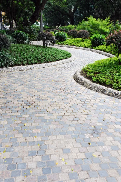 stock image Road in garden