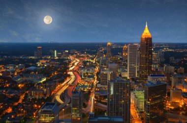 Atlanta Cityscape clipart