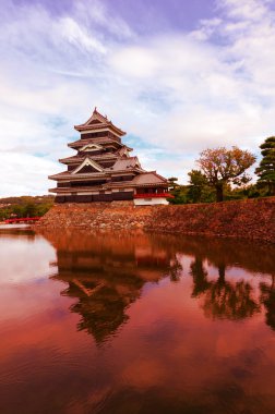 Matsumoto Castle in Matsumoto, Japan clipart