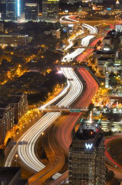 Interstate 85 in Atlanta clipart