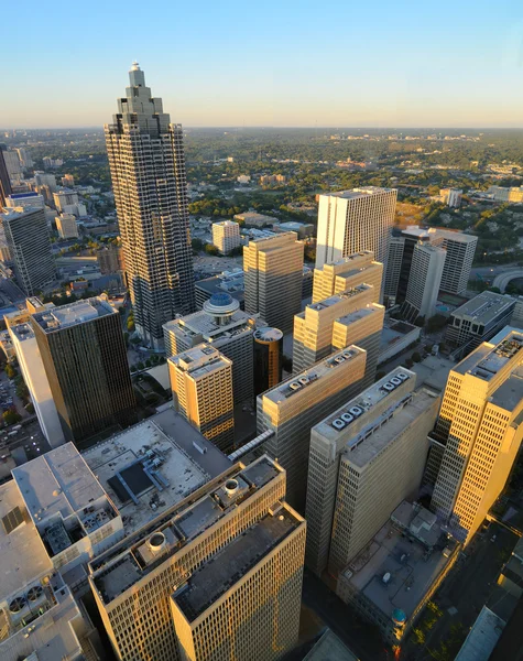 Вид с воздуха на Атланту — стоковое фото