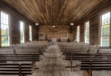 Old Chapel Interior clipart