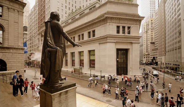 Federální hala na wall street — Stock fotografie