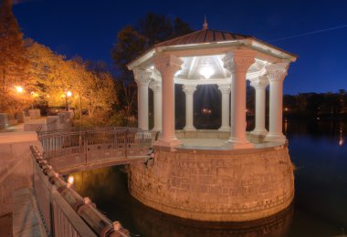 Gazebo on a Lake clipart