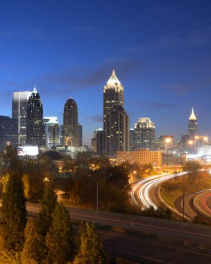 Atlanta georgia cityscape clipart