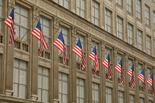 Bandeiras americanas — Fotografia de Stock