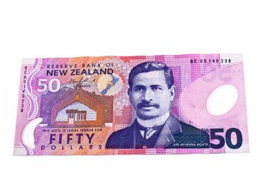 Fifty New Zealand Dollars clipart