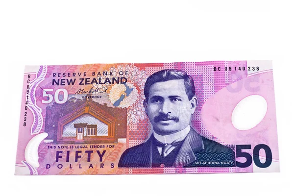 Padesát dolarů Nový Zéland — Stock fotografie