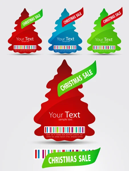 Set di icone per la vendita di Capodanno . — Vettoriale Stock