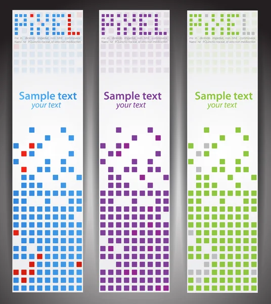 Πανό για το Διαδίκτυο. τέχνης pixel. διάνυσμα — Διανυσματικό Αρχείο