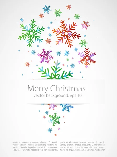 Abstract Christmas background. — Stock Vector