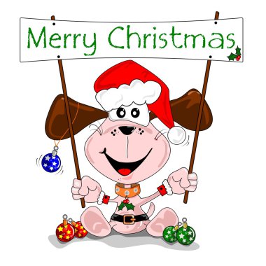 Merry Christmas cartoon clipart