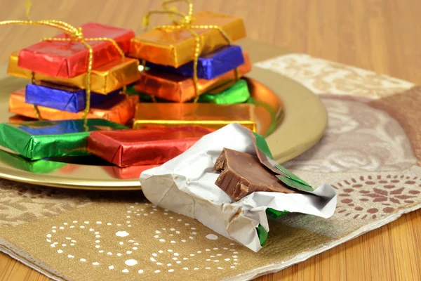 Christmas chocolate — Stock Photo, Image