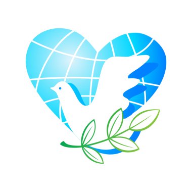 Love-dove-peace clipart
