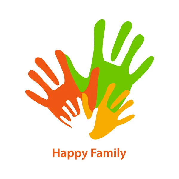Happy family — Stock vektor