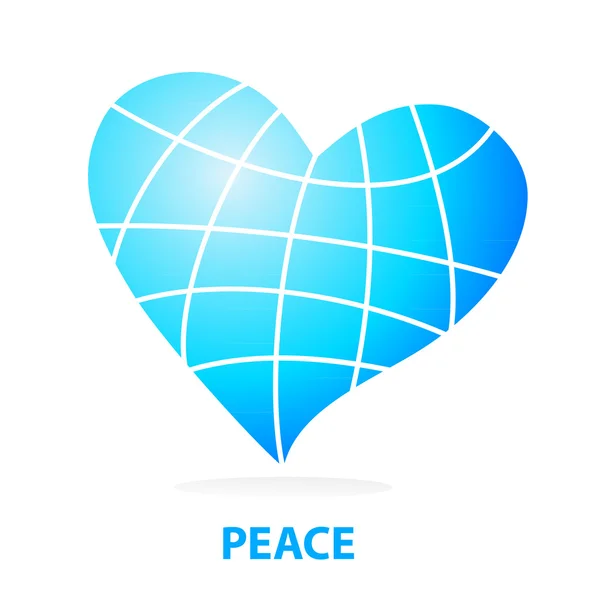 Paz-amor — Vetor de Stock
