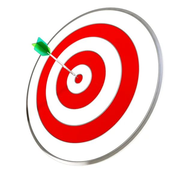 Dart Hitting A Target — Stock Photo, Image