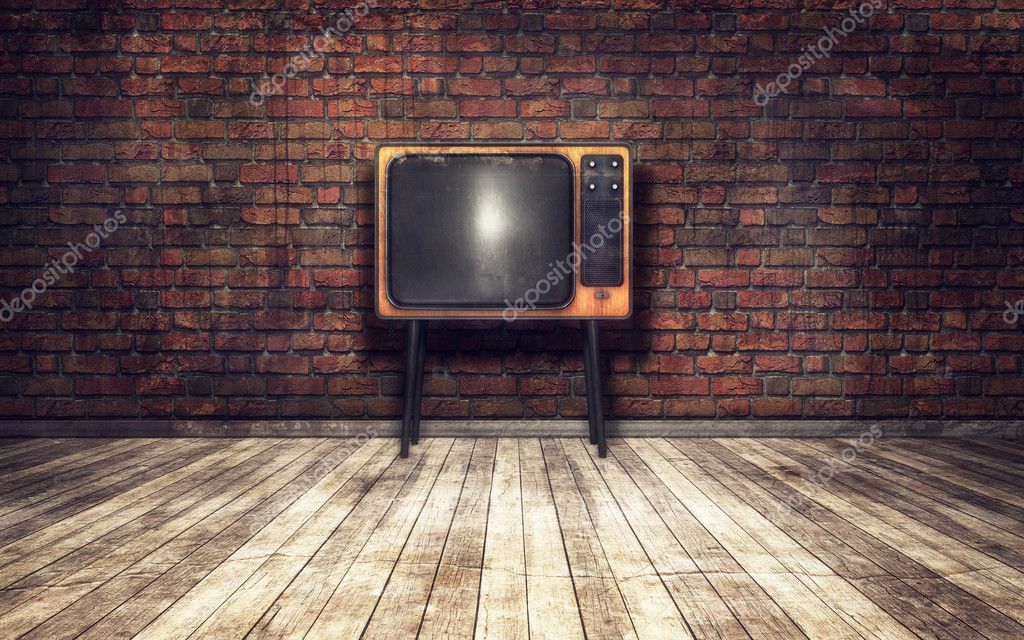 Old TV in room — Stock Photo © rottenman #7902583