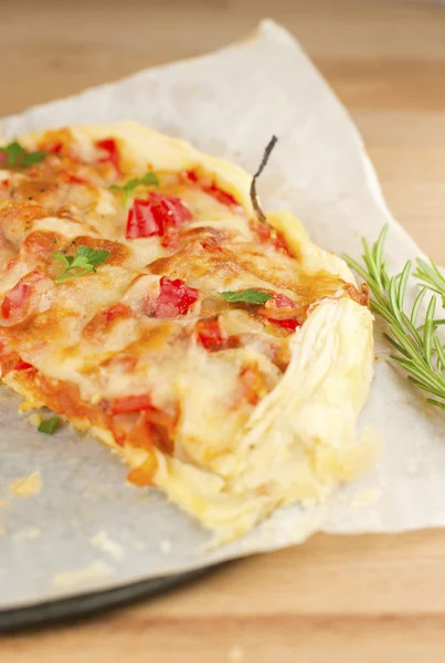 stock image Tart with tomato and cheese