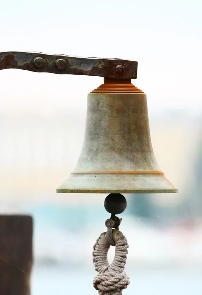 Bell on sailing ship — Stock Photo, Image
