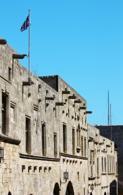 Yunanistan. Rodos Adası. eski Rodos şehir