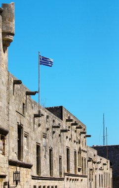 Yunanistan. Rodos Adası. eski Rodos şehir