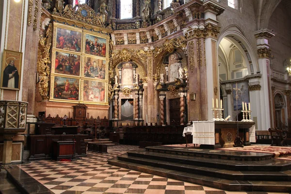 瓦伦西亚大教堂 — 图库照片