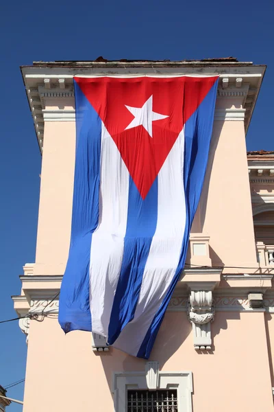 Kubanska flaggaキューバの国旗 — Stockfoto