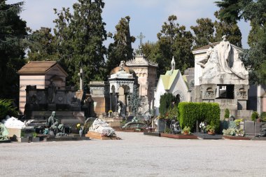 Milan cemetery clipart