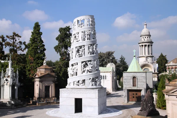 Cmentarz w Mediolanie — Zdjęcie stockowe