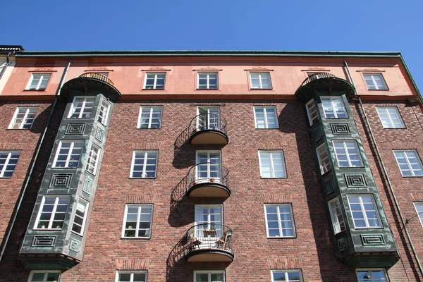 Södermalm - budynek mieszkalny — Zdjęcie stockowe