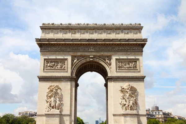 巴黎-凯旋门 — 图库照片
