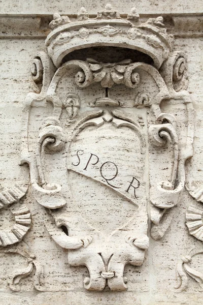 Spqr Rzym — Zdjęcie stockowe