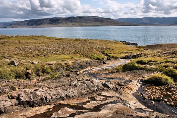 Fjord in IJsland — Stockfoto