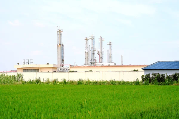Industrial refineries — Stockfoto