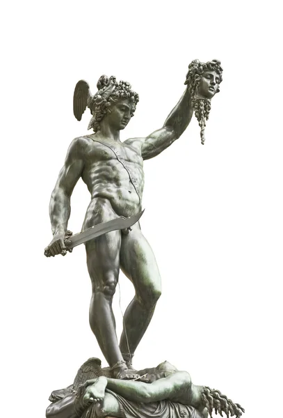 Skulptur von Perseus und Medusa — Stockfoto