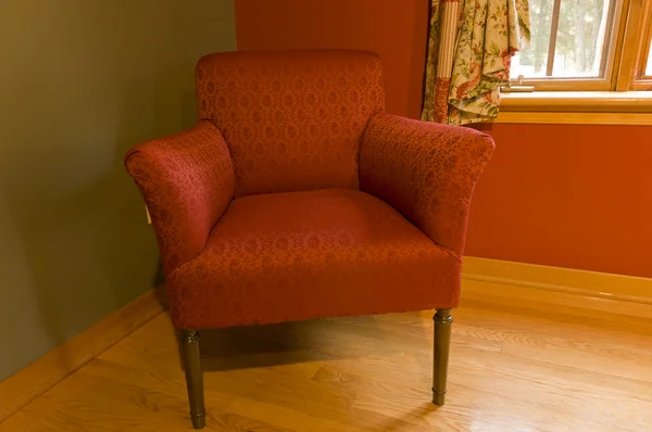 Kırmızı koltuk — Stok fotoğraf