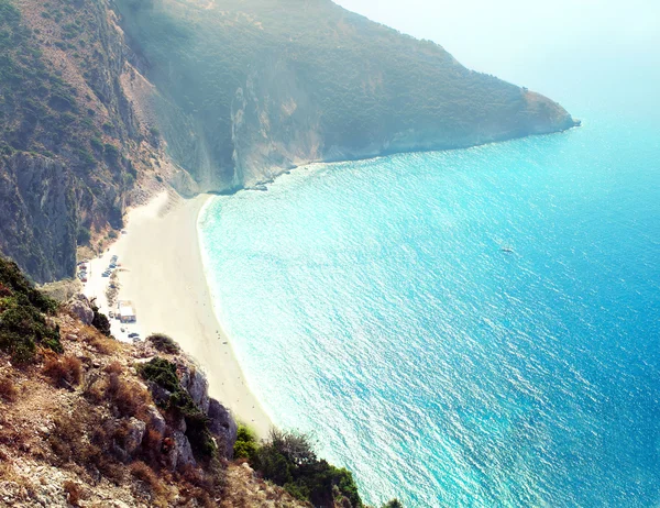 Avrupa, myrtos en iyi plajlarından — Stok fotoğraf