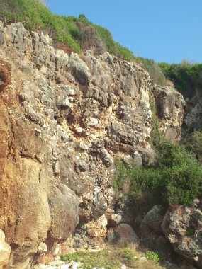 vulkanisch gesteente in kefalonia, Griekenland