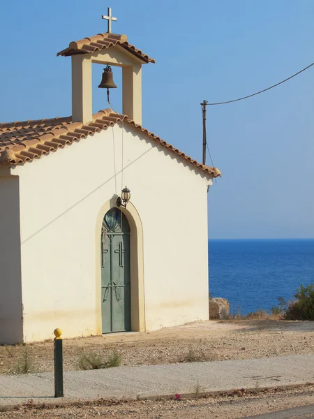 Traditionele kleine kerk in kefalonia, Griekenland — Stockfoto