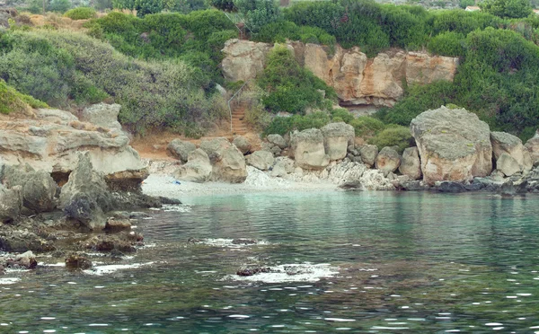 Beautiful small pebble beach in Kefalonia, Greece — Stock Photo, Image