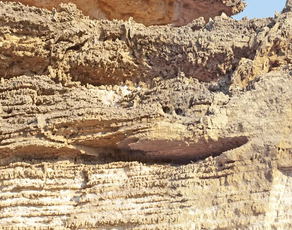Rock layer texture closeup background. — Stock Photo, Image