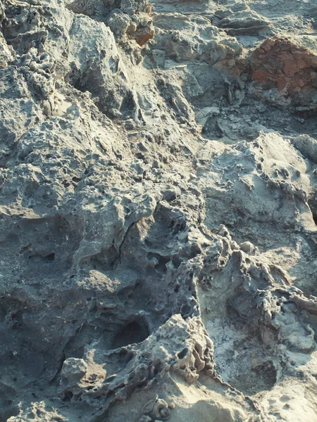 Textura rochosa vulcânica close-up — Fotografia de Stock