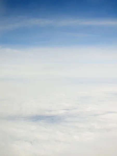 Cielo y nubes vista de Cefalonia desde el avión —  Fotos de Stock