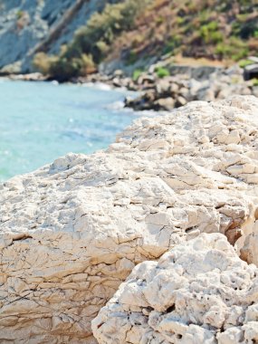 zante beyaz taşlar, Yunanistan sahil şeridi