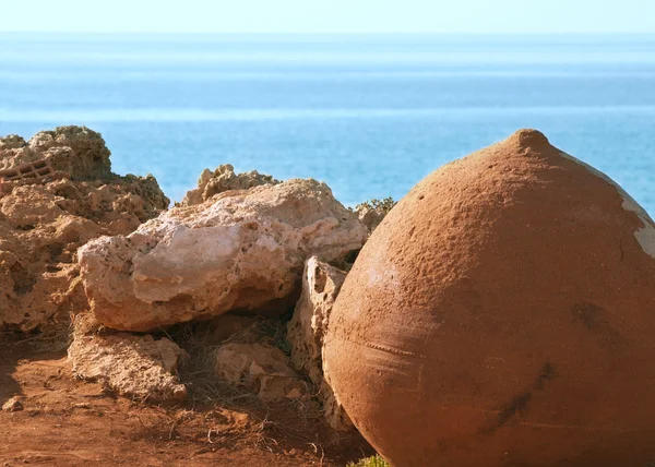 Cypern Marina landskap med historiska potten — Stockfoto