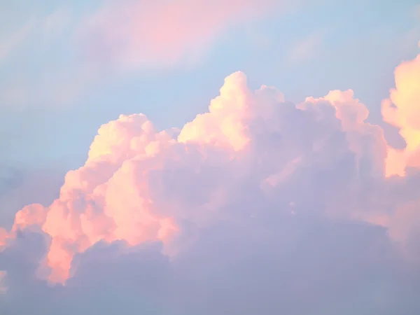 Nuvole cielo texture al tramonto — Foto Stock