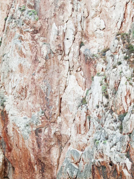 赤い岩のテクスチャのクローズ アップの背景 — ストック写真