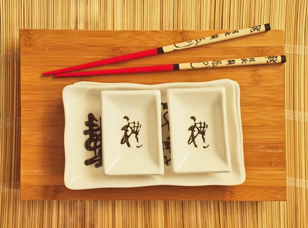 stock image Traditional set for sushi