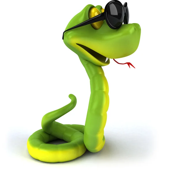 재미 있는 안경 뱀 — 스톡 사진